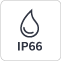 IP66 Dust & Water Resistance